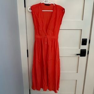 Knot Sisters orange dress. Size XS. Never worn.